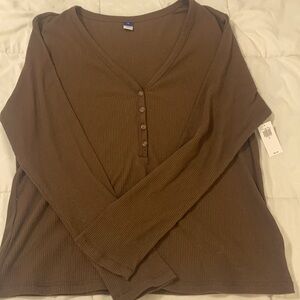 Old Navy Ribbed Long Sleeve Top